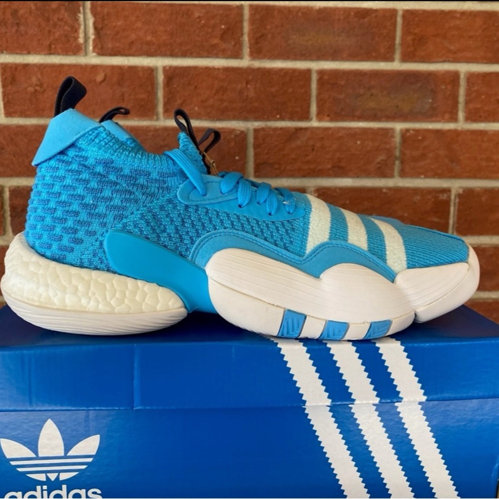 Adidas Trae Young 2 Men’s Light Blue White New Sneakers Basketball Shoes